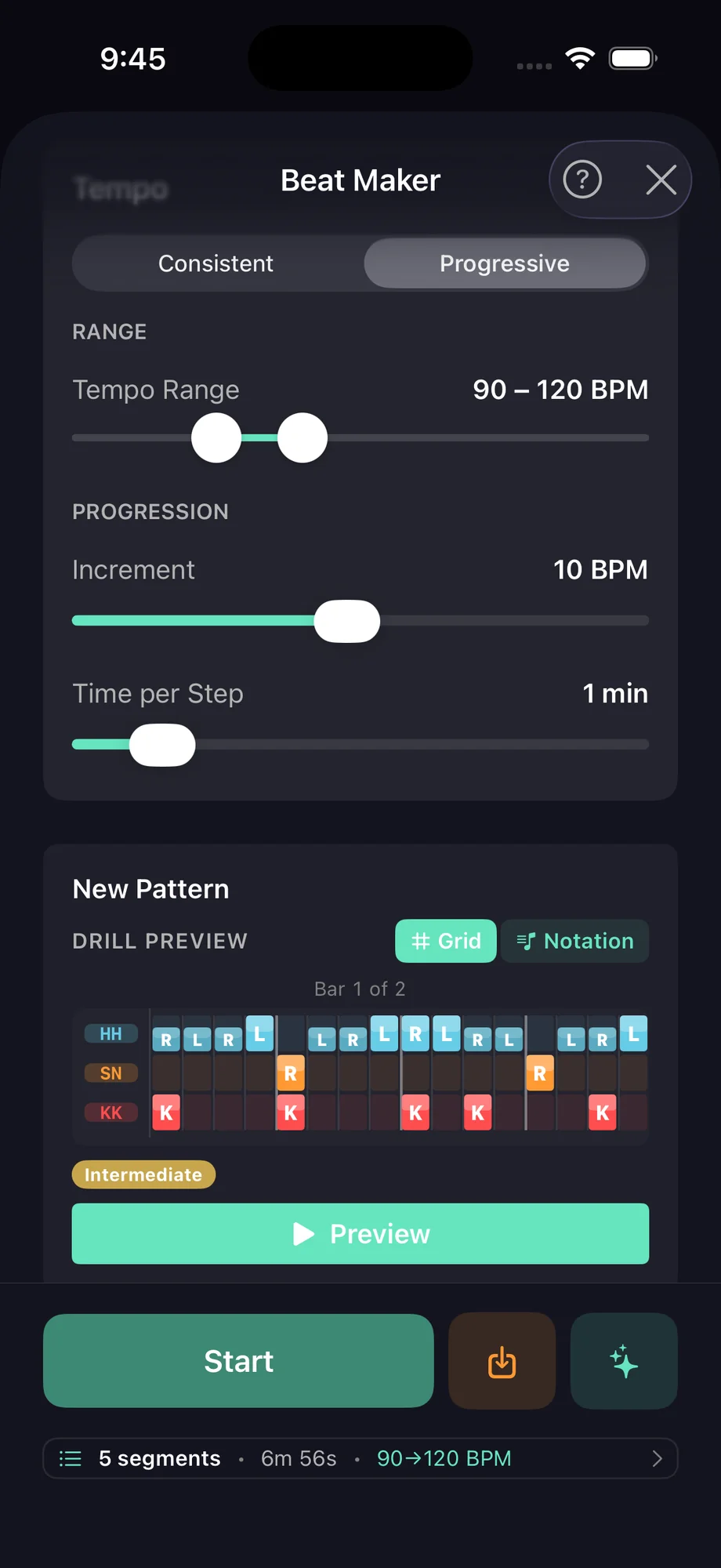 Tempo config