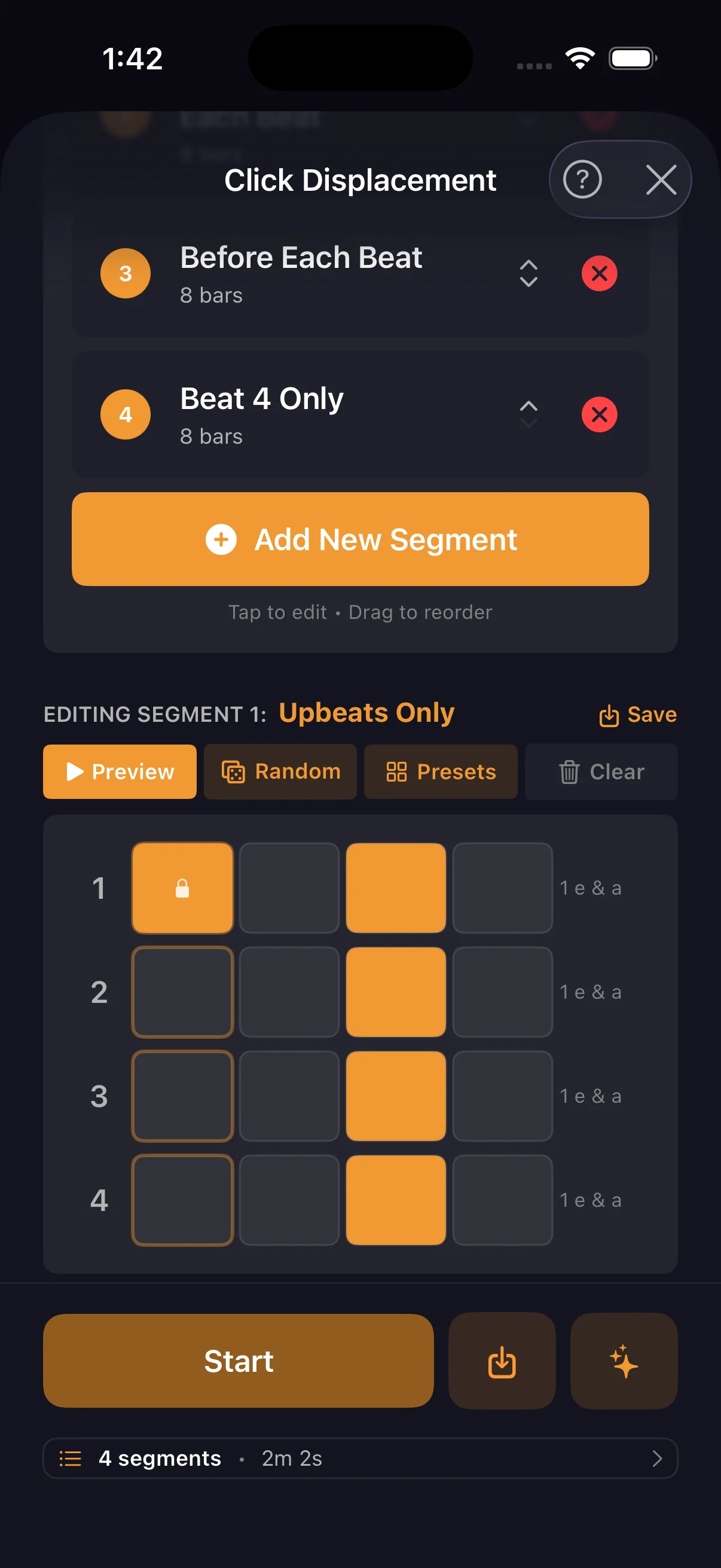 Click Displacement