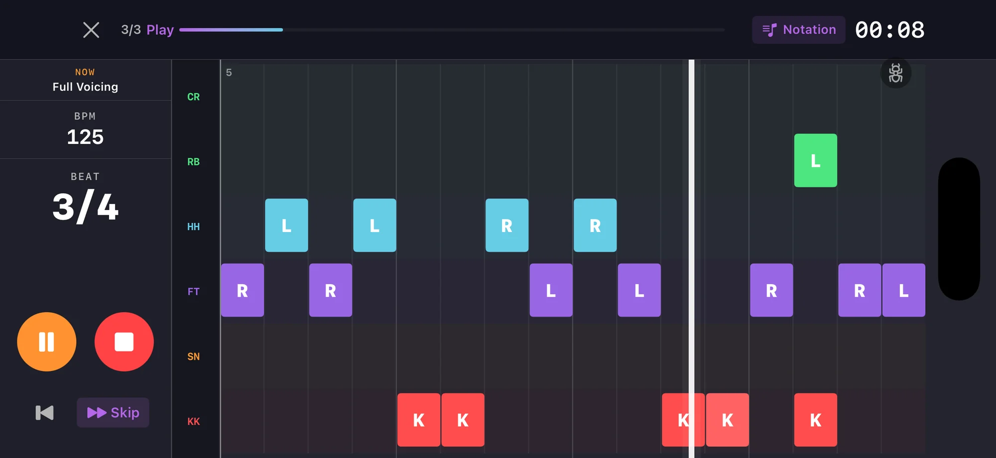 Grid view