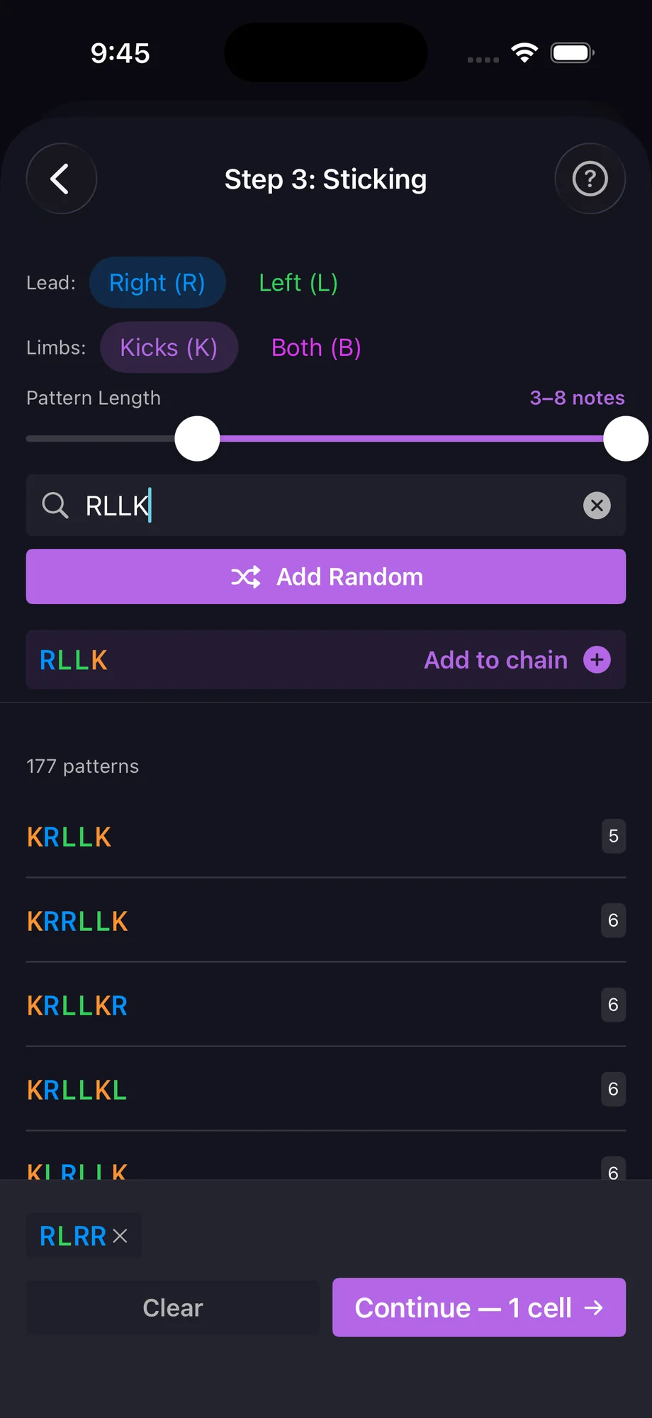 Fill builder