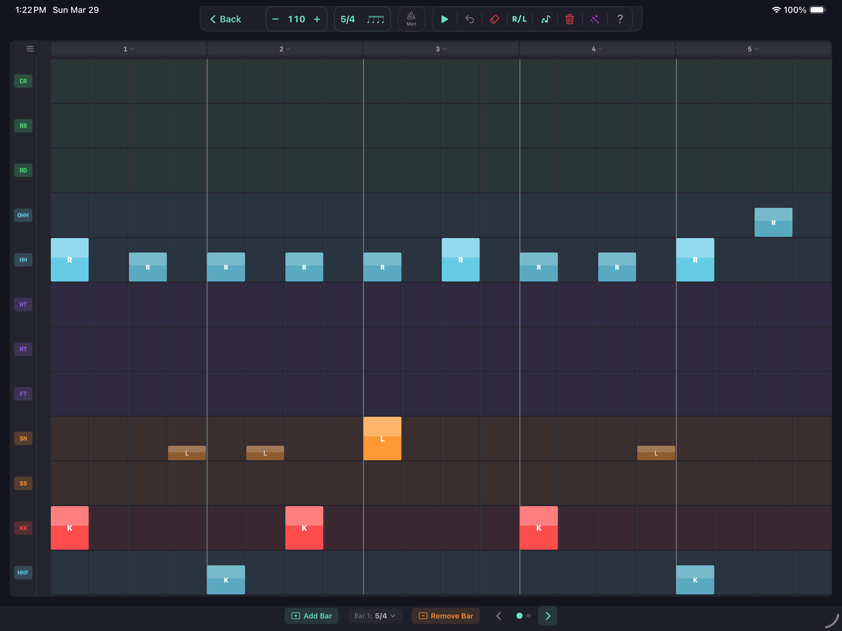 DrumShed beat builder
