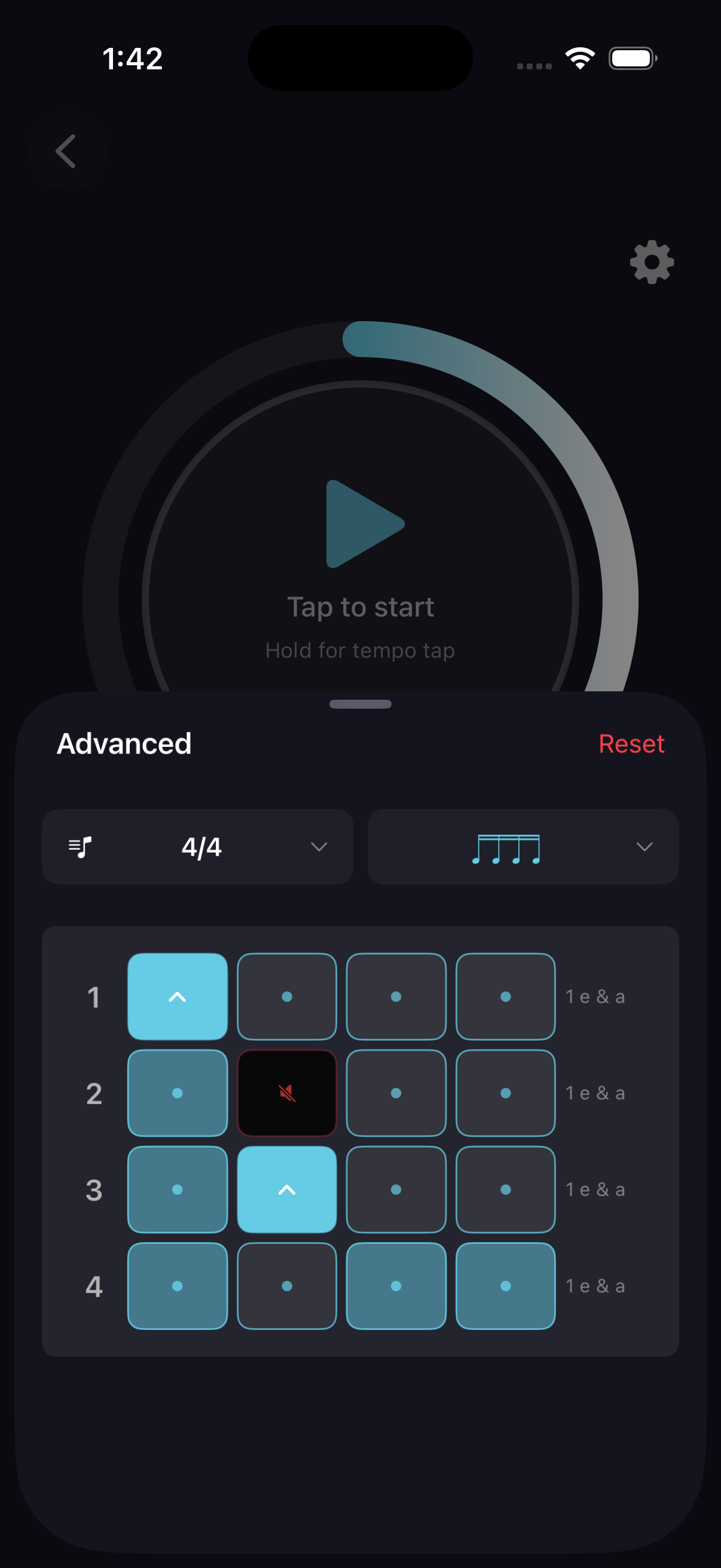 Advanced click pattern