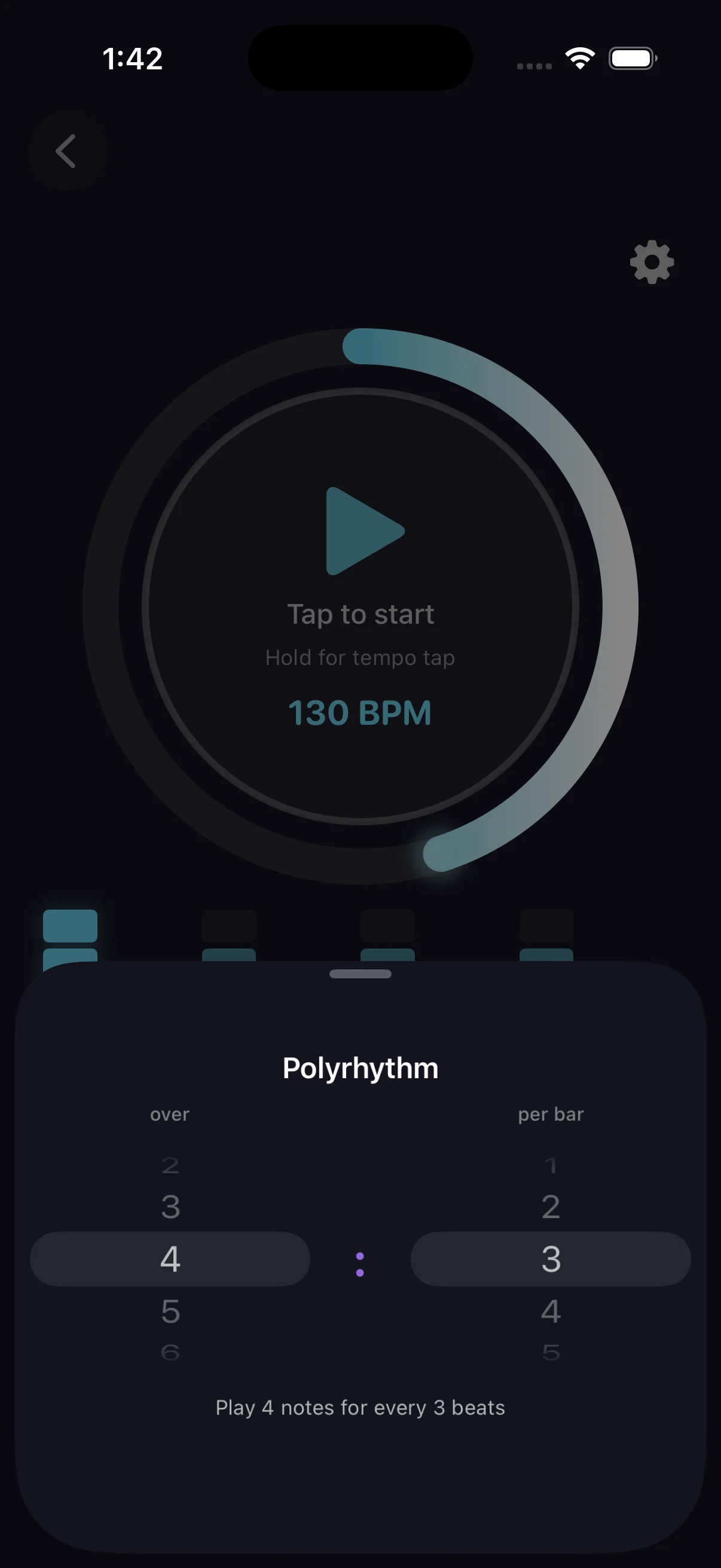 Polyrhythm picker