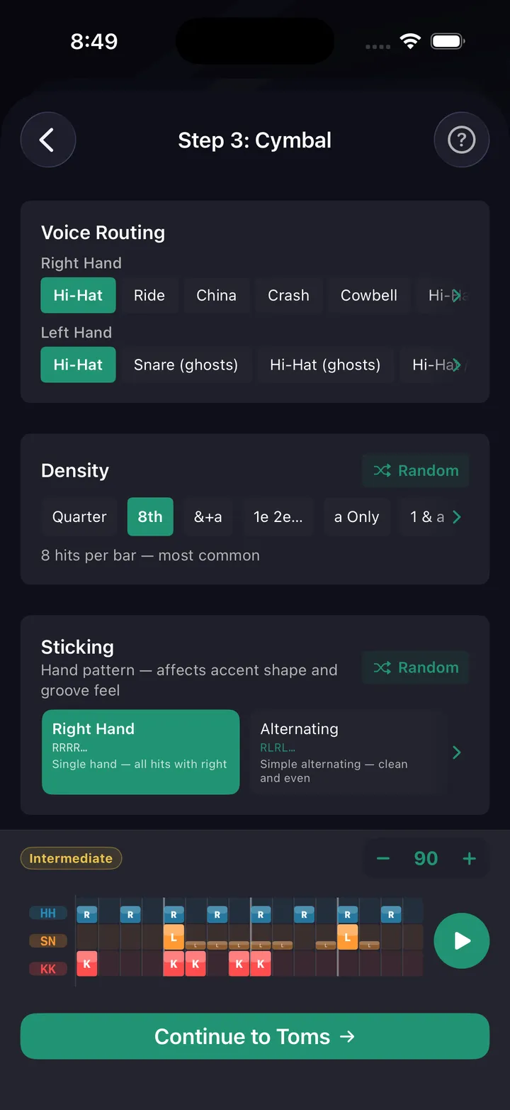 Beat maker wizard — step 5