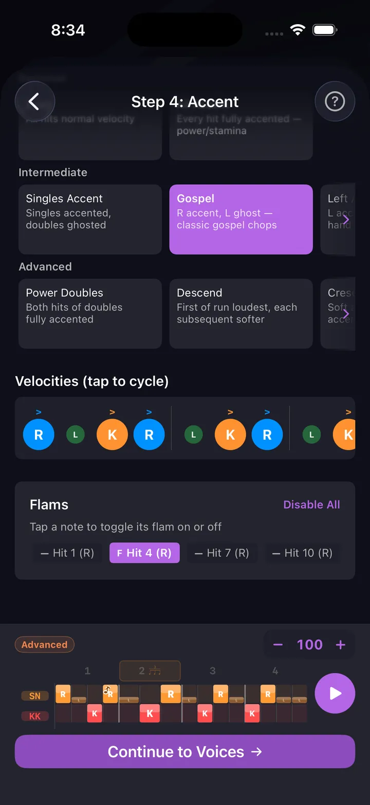 Fill maker wizard — step 5 (accent)